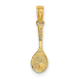 14k-solid-polished-3-d-tennis-racquet-charm-SolomonJeweler-Wichita-KS-CustomJewelry