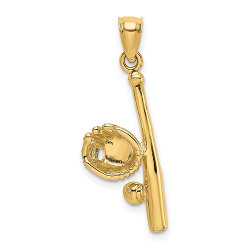 14k-solid-open-backed-glove-bat-baseball-charm-SolomonJeweler-Wichita-KS-CustomJewelry