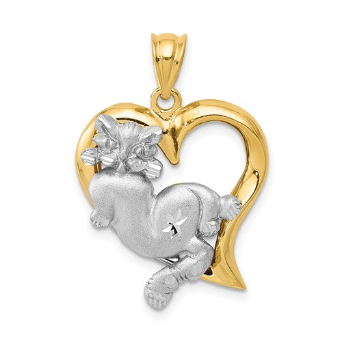 14k-two-tone-cat-in-heart-charm-SolomonJeweler-Wichita-KS-CustomJewelry