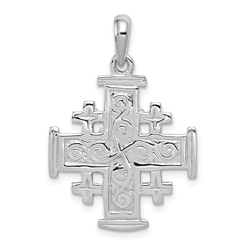 14k-white-gold-jerusalem-cross-pendant-SolomonJeweler-Wichita-KS-CustomJewelry