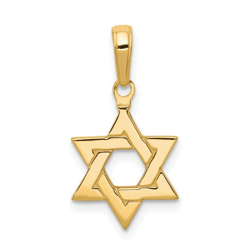14k-polished-star-of-david-pendant-SolomonJeweler-Wichita-KS-CustomJewelry