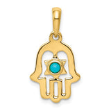 14k-turquoise-chamseh-pendant-SolomonJeweler-Wichita-KS-CustomJewelry