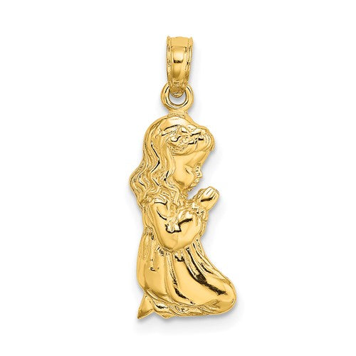 14k-praying-girl-charm-SolomonJeweler-Wichita-KS-CustomJewelry