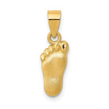 14k-diamond-cut-foot-charm-SolomonJeweler-Wichita-KS-CustomJewelry