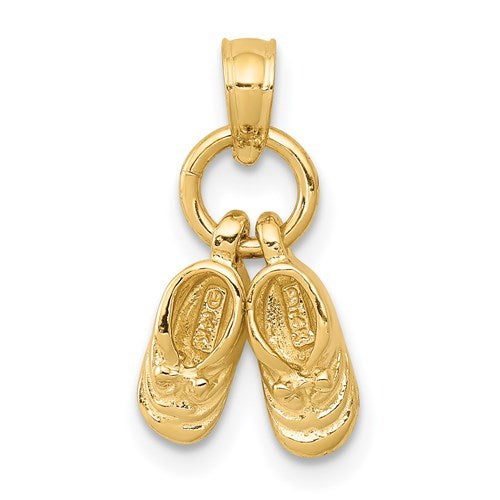 14k-3d-moveable-baby-shoes-charm-SolomonJeweler-Wichita-KS-CustomJewelry