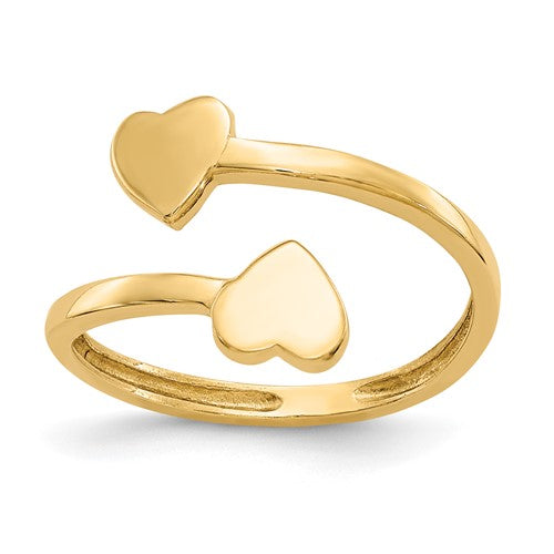 14k-double-heart-toe-ring-SolomonJeweler-Wichita-KS-CustomJewelry