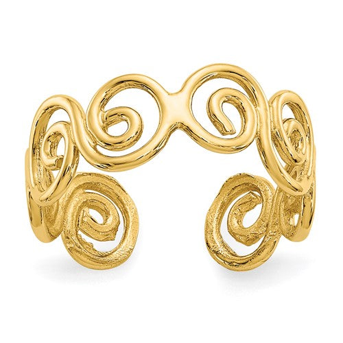 14k-scroll-toe-ring-SolomonJeweler-Wichita-KS-CustomJewelry