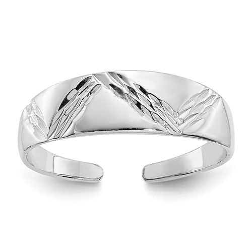 14k-white-gold-fancy-toe-ring-SolomonJeweler-Wichita-KS-CustomJewelry