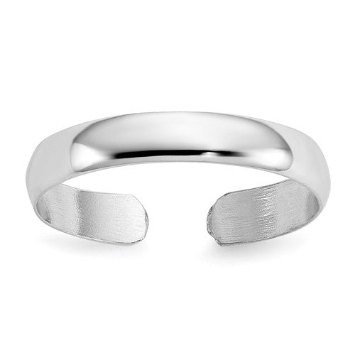 14k-white-gold-high-polished-toe-ring-SolomonJeweler-Wichita-KS-CustomJewelry