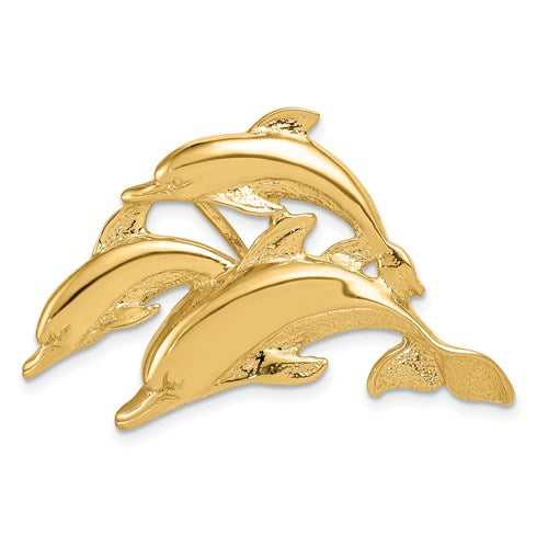 14k-triple-dolphin-fits-5mm-8mm-slide-SolomonJeweler-Wichita-KS-CustomJewelry