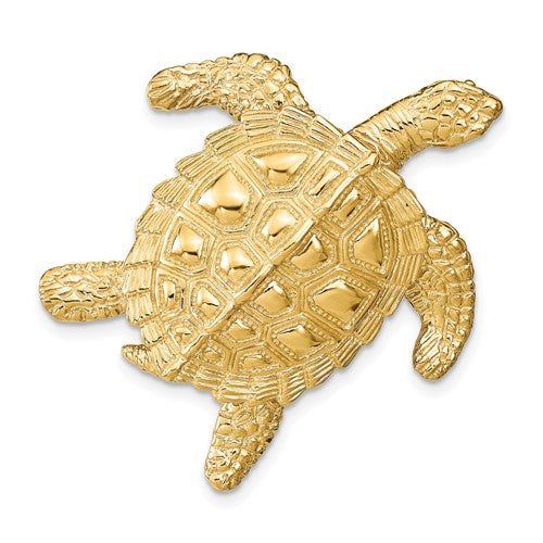 14k-sea-turtle-slide-SolomonJeweler-Wichita-KS-CustomJewelry