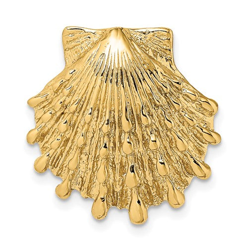 14k-small-lions-paw-shell-slide-SolomonJeweler-Wichita-KS-CustomJewelry