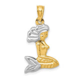 14k-with-white-rhodium-3-d-mermaid-pendant-SolomonJeweler-Wichita-KS-CustomJewelry