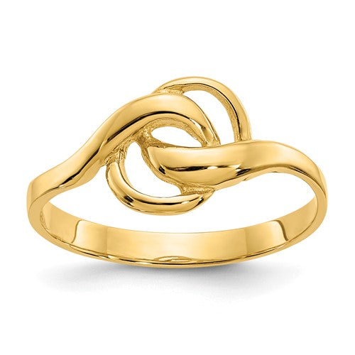 14k gold free form ring with organic, flowing design from Solomon Jewelers, showcasing elegant jewelry craftsmanship.