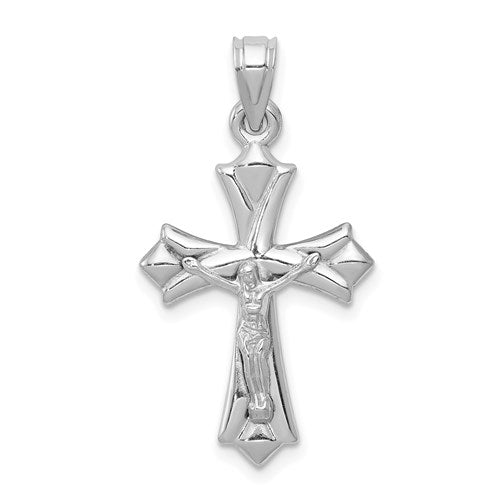 14k-white-gold-reversible-crucifix-pendant-SolomonJeweler-Wichita-KS-CustomJewelry