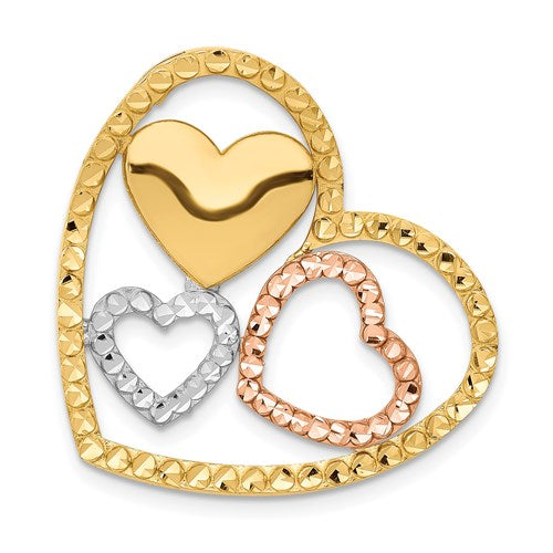 14k-yellow-rose-gold-w-rhodium-heart-chain-slide-SolomonJeweler-Wichita-KS-CustomJewelry
