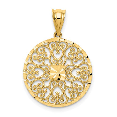 14k-fancy-filigree-diamond-cut-charm-SolomonJeweler-Wichita-KS-CustomJewelry