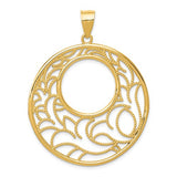 14k-circle-pendant-SolomonJeweler-Wichita-KS-CustomJewelry