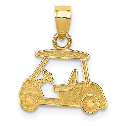 14k-golf-cart-charm-SolomonJeweler-Wichita-KS-CustomJewelry