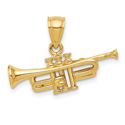 14k-3d-trumpet-pendant-SolomonJeweler-Wichita-KS-CustomJewelry