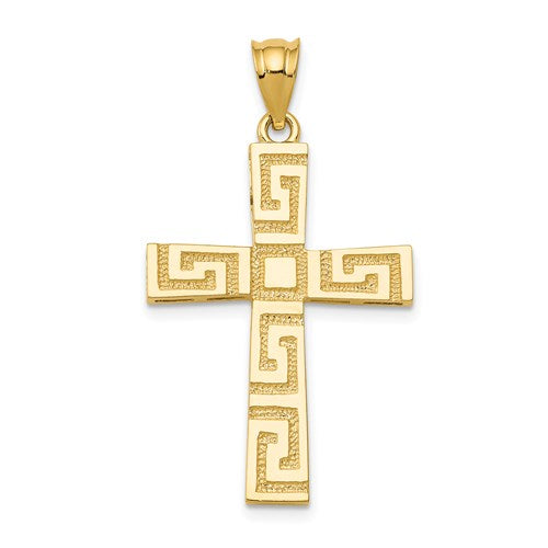 14k-greek-key-cross-pendant-SolomonJeweler-Wichita-KS-CustomJewelry