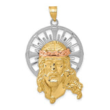 14k-tri-color-diamond-cut-christ-pendant-SolomonJeweler-Wichita-KS-CustomJewelry