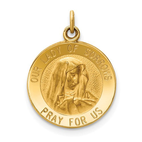 14k-our-lady-of-sorrows-medal-charm-SolomonJeweler-Wichita-KS-CustomJewelry