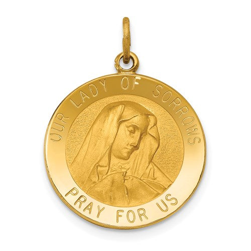 14k-our-lady-of-sorrows-medal-pendant-SolomonJeweler-Wichita-KS-CustomJewelry