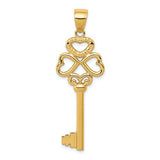 14k-polished-3d-hearts-key-to-my-heart-key-charm-SolomonJeweler-Wichita-KS-CustomJewelry