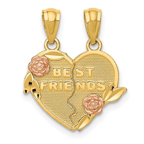 14k-two-tone-best-friends-break-apart-heart-pendant-SolomonJeweler-Wichita-KS-CustomJewelry
