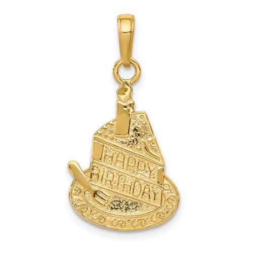 14k-slice-of-cake-with-candle-happy-birthday-pendant-SolomonJeweler-Wichita-KS-CustomJewelry