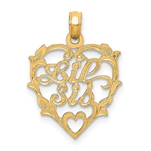 14k-lil-sis-in-heart-charm-SolomonJeweler-Wichita-KS-CustomJewelry