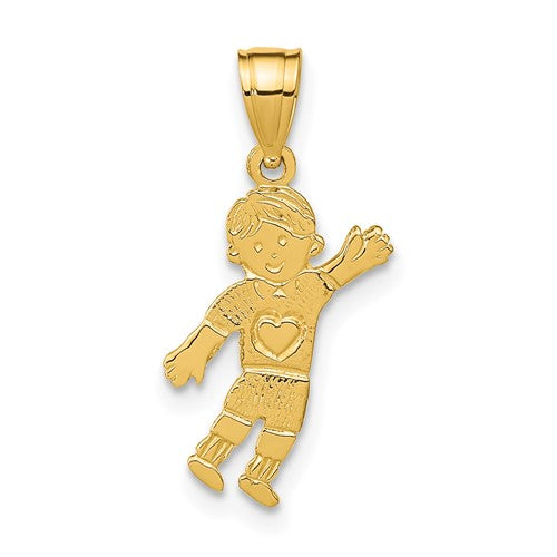 14k-boy-waving-with-heart-on-pocket-charm-SolomonJeweler-Wichita-KS-CustomJewelry