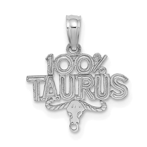 14k-wg-100-taurus-zodiac-charm-SolomonJeweler-Wichita-KS-CustomJewelry