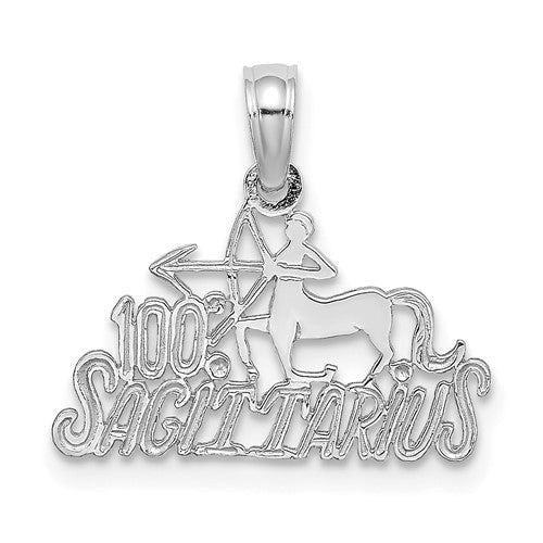 14k-wg-100-sagittarius-zodiac-charm-SolomonJeweler-Wichita-KS-CustomJewelry