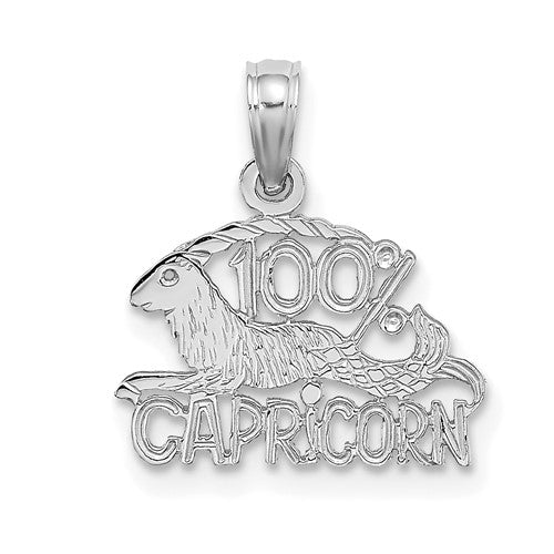 14k-wg-100-capricorn-zodiac-charm-SolomonJeweler-Wichita-KS-CustomJewelry