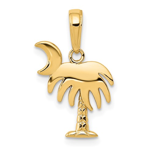 14k-charleston-palm-tree-with-moon-pendant-SolomonJeweler-Wichita-KS-CustomJewelry