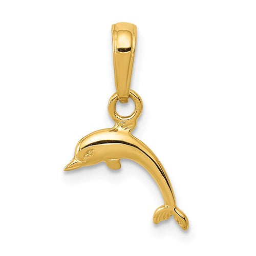 14k-mini-dolphin-pendant-SolomonJeweler-Wichita-KS-CustomJewelry