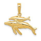 14k-mother-and-baby-humpback-whale-pendant-SolomonJeweler-Wichita-KS-CustomJewelry