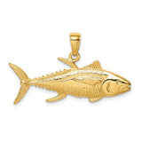14k-yellowfin-tuna-fish-pendant-SolomonJeweler-Wichita-KS-CustomJewelry