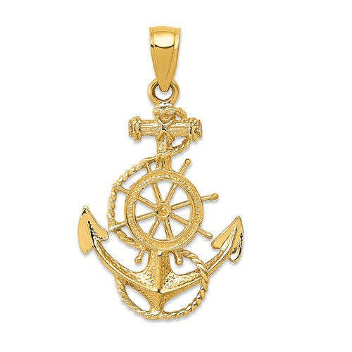 14k-anchor-and-wheel-pendant-SolomonJeweler-Wichita-KS-CustomJewelry