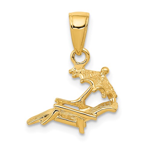 14k-3-d-lounge-beach-chair-pendant-SolomonJeweler-Wichita-KS-CustomJewelry