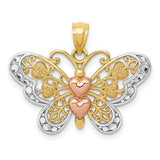 14k-two-tone-w-white-rhodium-butterfly-pendant-SolomonJeweler-Wichita-KS-CustomJewelry