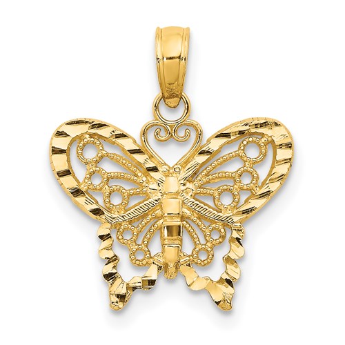 14k-diamond-cut-butterfly-pendant-SolomonJeweler-Wichita-KS-CustomJewelry