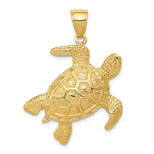 14k-sea-turtle-pendant-SolomonJeweler-Wichita-KS-CustomJewelry
