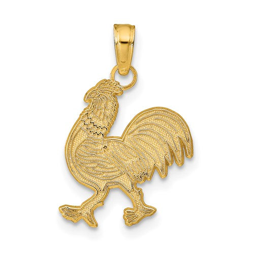 14k-rooster-pendant-SolomonJeweler-Wichita-KS-CustomJewelry