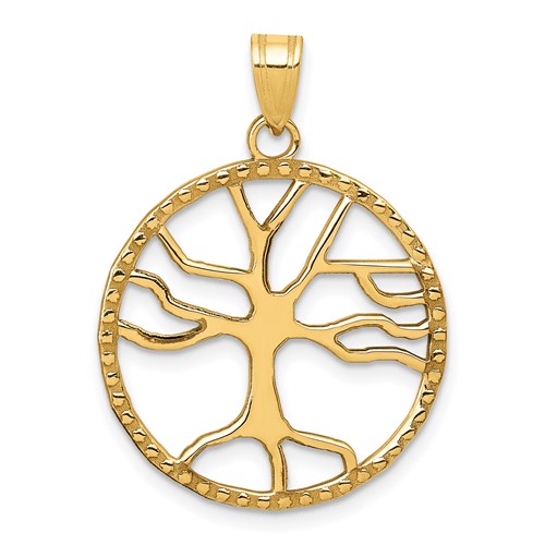 14k-tree-of-life-in-round-frame-pendant-SolomonJeweler-Wichita-KS-CustomJewelry