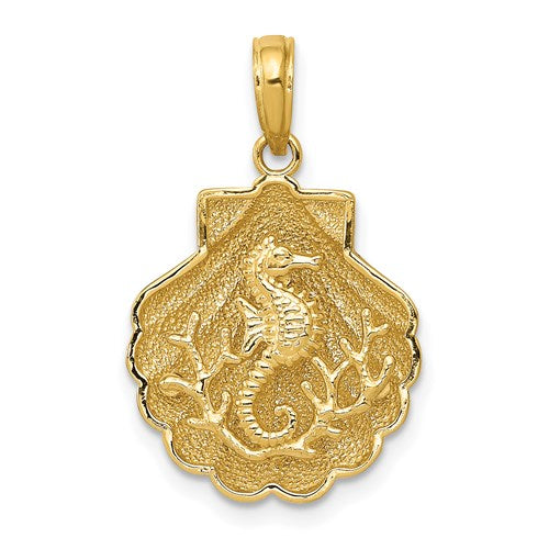 14k-seahorse-in-a-shell-pendant-SolomonJeweler-Wichita-KS-CustomJewelry
