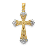 14k-w-rhodium-reversible-cross-pendant-SolomonJeweler-Wichita-KS-CustomJewelry
