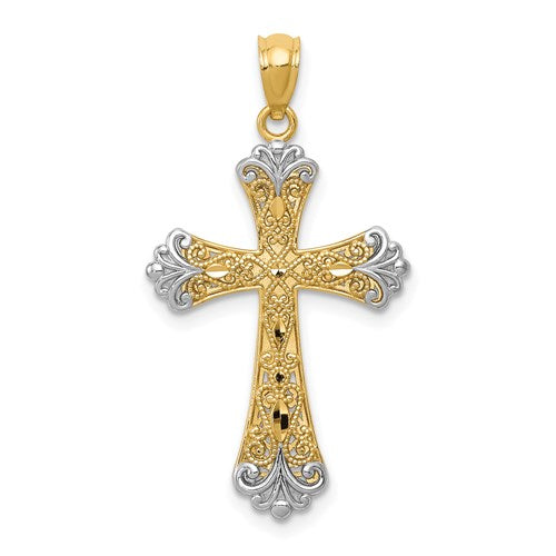 14k-w-rhodium-reversible-cross-pendant-SolomonJeweler-Wichita-KS-CustomJewelry